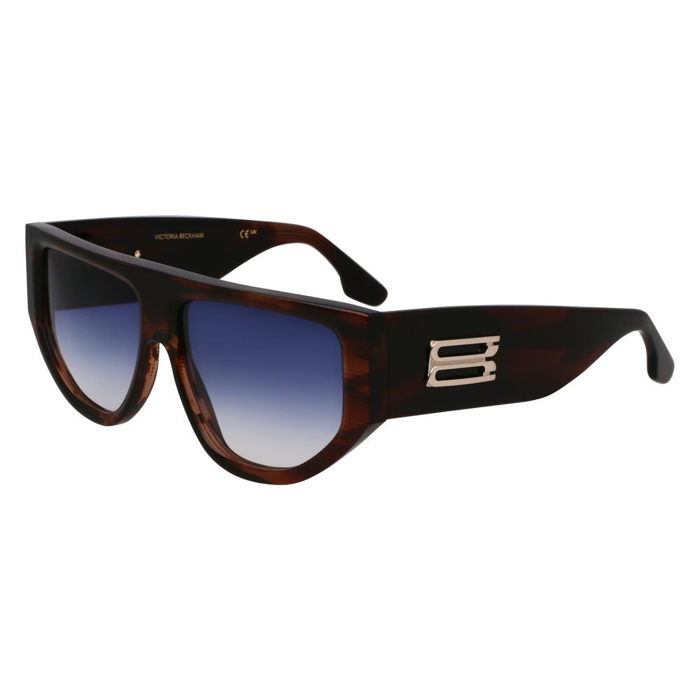 9882126.jpeg Victoria Beckham Brown Acetate Sunglasses - Image 1