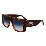 Victoria Beckham Brown Acetate Sunglasses