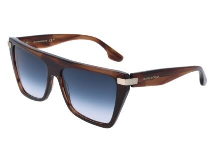 Victoria Beckham Brown Acetate Sunglasses