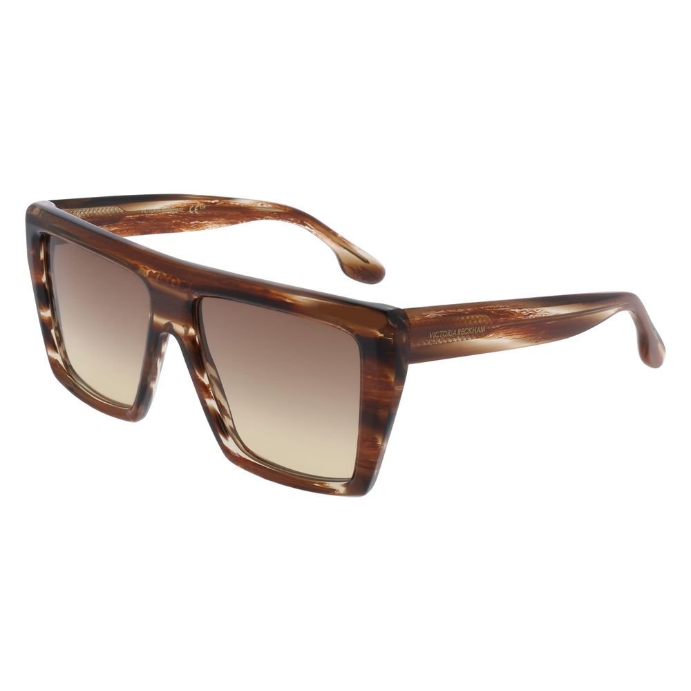 9882213.jpeg Victoria Beckham Brown Acetate Sunglasses - Image 1