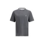 Brunello Cucinelli Gray Cotton T-Shirt