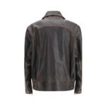 Golden Goose Brown Goatskin Bomber - Image 2