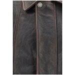 Golden Goose Brown Goatskin Bomber - Image 3