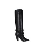Celine Black Leather High Heel Boots