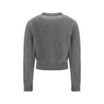 Chloé Gray Wool Cardigan - Image 2