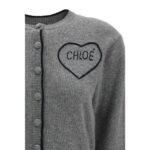 Chloé Gray Wool Cardigan - Image 3