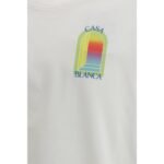 Casablanca White Cotton T-Shirt - Image 3