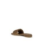 Miu Miu Beige Calf Leather Bos Taurus Sandals - Image 3