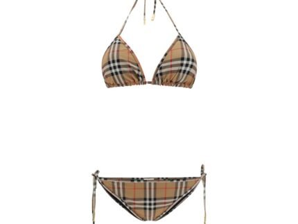 Costum de Baie Burberry Maro