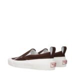 Valentino Garavani Brown Fabric Slip-On Loafers - Image 4