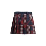 Miu Miu Multicolor Fleece Wool Mini Skirt - Image 2