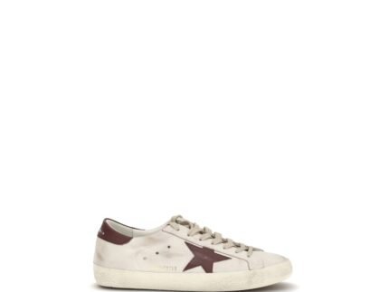 Golden Goose White Calf Leather Bos Taurus Sneakers