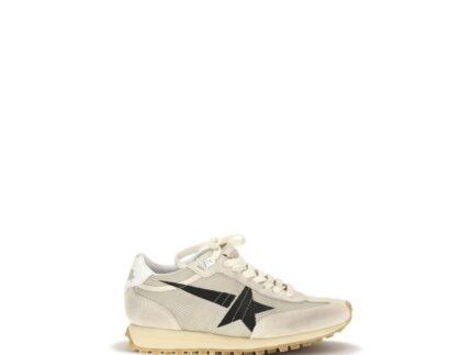 Sneakers Golden Goose Marathon Bej din Piele