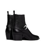 Celine Black Calfskin Chelsea Boots - Image 3