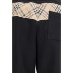 Pantaloni Sportivi Burberry jogging Negri din Bumbac - imagine 3