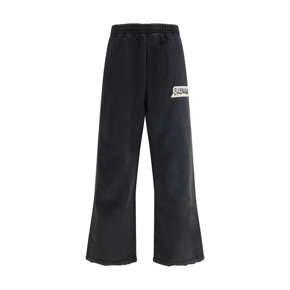 10225663-1.jpeg Balenciaga Black Cotton Casual Pants - Image 1
