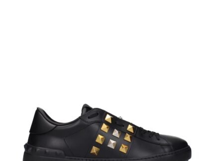 Sneakers Valentino Garavani Negri din Piele