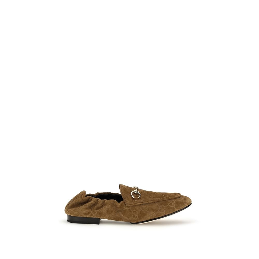 10262881.jpeg Gucci Brown Calf Leather Bos Taurus Slip-On Loafers - Image 1