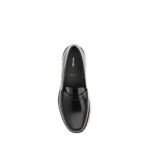 Tom Ford Black Calf Leather Bos Taurus Slip-On Loafers - Image 4
