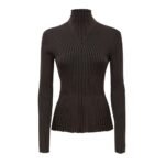 Bottega Veneta Brown Viscose Turtleneck