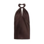 Tom Ford Brown Acetate Sleeveles T-Shirt