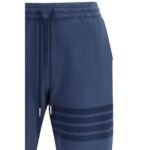 Thom Browne Blue Cotton Casual Pants - Image 3