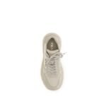 Prada Beige Calf Leather Bos Taurus Athletic Sneakers - Image 4
