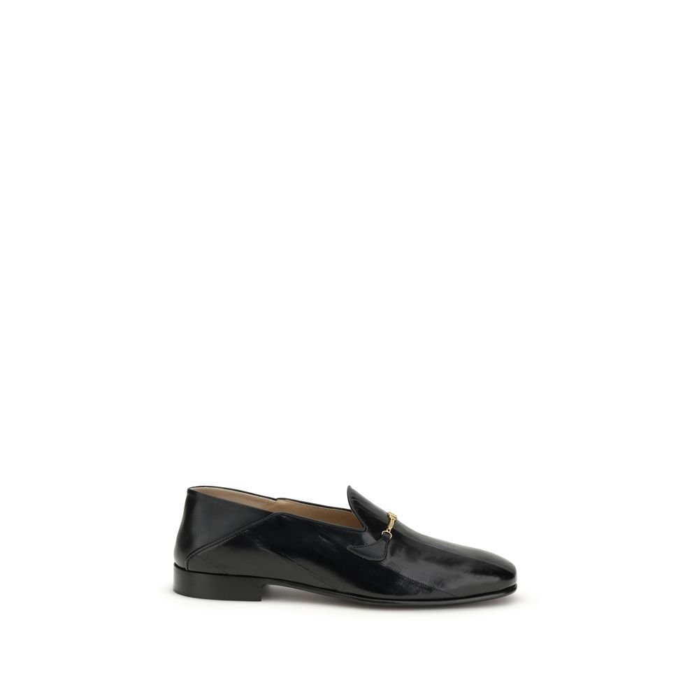 10318588.jpeg Valentino Garavani Black Hagfish Slip-On Loafers - Image 1