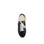 Prada Blue Calf Leather Bos Taurus Athletic Sneakers - Image 4