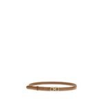 Ferragamo Beige Calf Leather Bos Taurus Thin Belt - Image 2