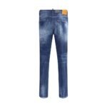 Dsquared² Blue Cotton Slim Fit Jeans - Image 2