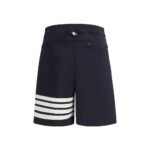 Thom Browne Blue Viscose Bermuda Shorts - Image 2