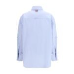 Thom Browne Blue Cotton Pattern Shirt - Image 2