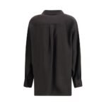 Valentino Black Wool Dress Shirt - Image 2