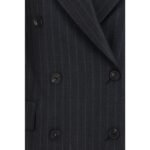 Ferragamo Gray Fleece Wool Blazer - Image 3