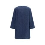 Valentino Blue Cotton Casual Dress - Image 2