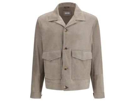 Brunello Cucinelli Bicolor Calf Leather Bos Taurus Clothing