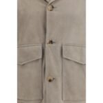 Brunello Cucinelli Bicolor Calf Leather Bos Taurus Clothing - Image 3