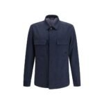 Etro Blue Wool Coat