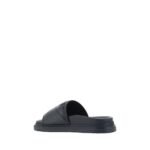 Fendi Gray Fabric Sandals - Image 3