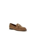 Fendi Brown Calf Leather Bos Taurus Slip-On Loafers - Image 2