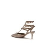 Valentino Garavani Multicolor Calf Leather Bos Taurus Mid Heel Pumps - Image 3