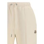 Moncler Beige Cotton Athletic Pants - Image 3
