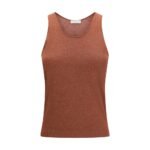 Brunello Cucinelli Brown Cashmere Tank Tops