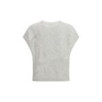 Brunello Cucinelli White Linen T-Shirt - Image 2