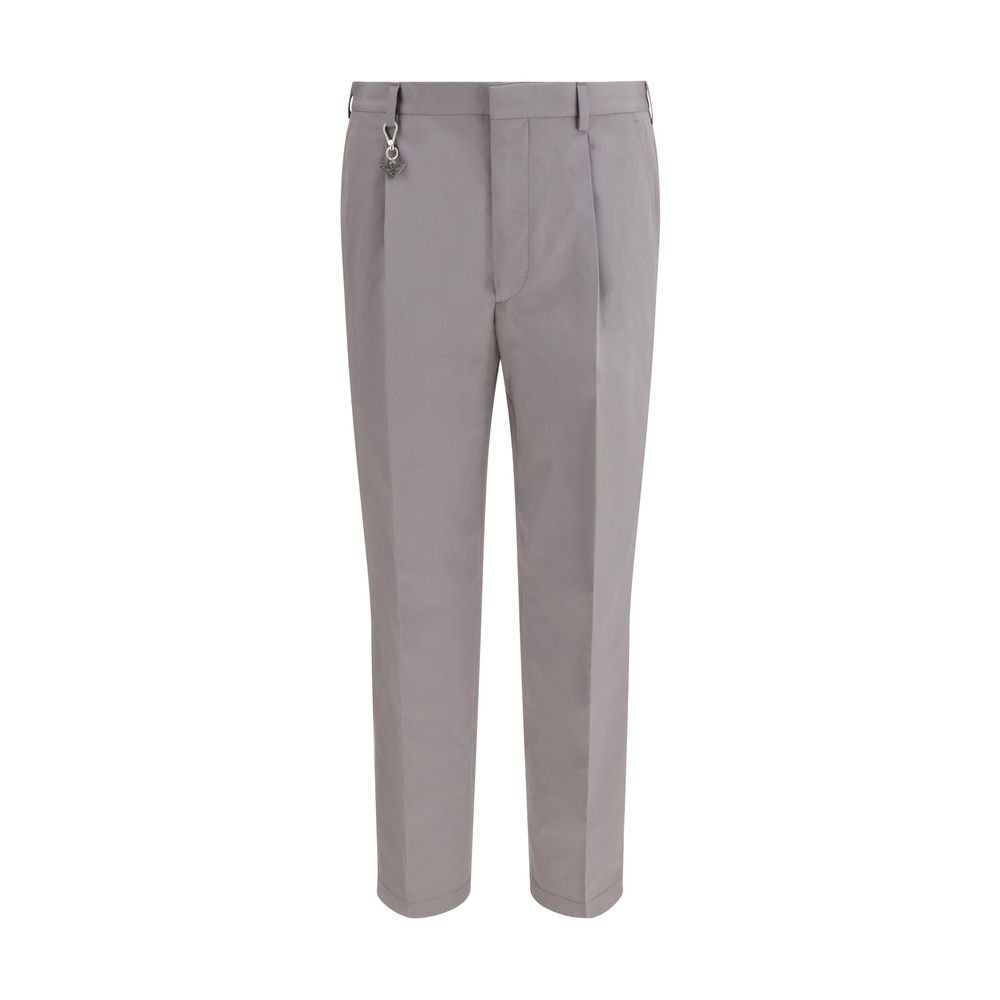 10373310.jpeg Prada Gray Cotton Dress Pants - Image 1