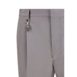 Prada Gray Cotton Dress Pants - Image 3