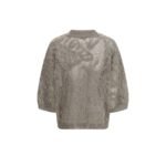 Brunello Cucinelli Beige Linen Polo Shirt - Image 2