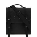 Maison Margiela Black Calf Leather Bos Taurus Shoulder Bag - Image 4