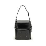 Maison Margiela Black Calf Leather Bos Taurus Backet Bag